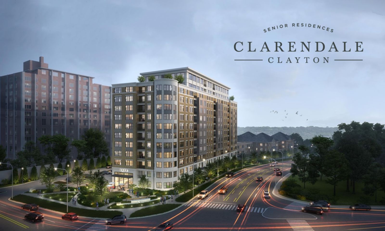 Futuristic modern view of Clarendale in Clayton